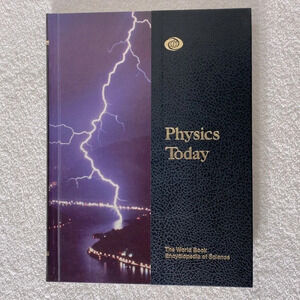 Vintage Physics Today Hardcover The World Book Encyclopedia Of  Science